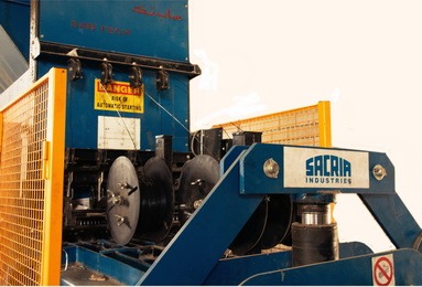 Automatic horizontal strapping