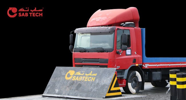 Hydraulic Road Blocker Crash Test with Truck
