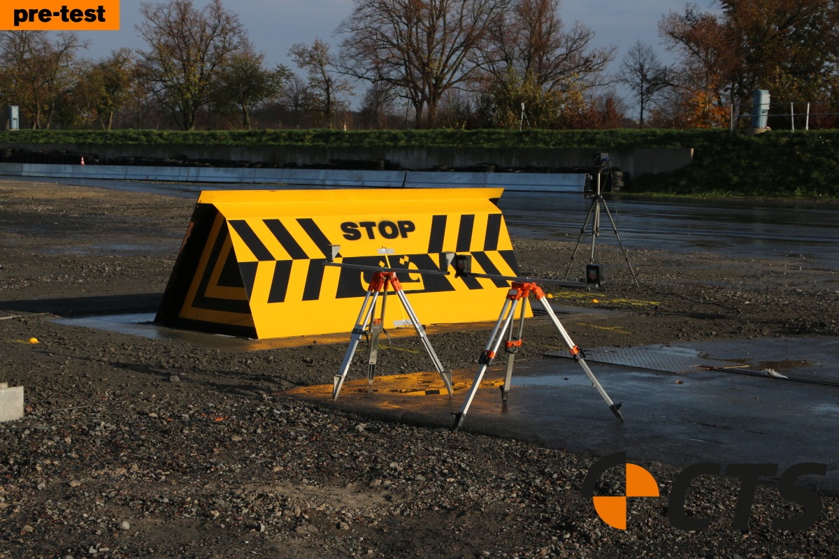 Sabtech Road Blocker Crash Test